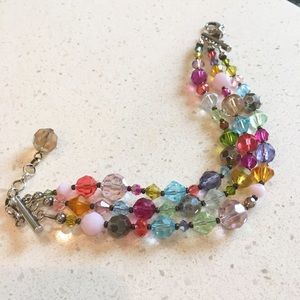 Emily Ray triple strand bracelet